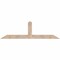 Ekena Millwork Portland Smooth Timber Gable Bracket, Douglas Fir, 84"W x 24"H x 5 1/2"D x 5 1/2"F, 7/12 Pitch GBW084X24X0606POR00SDF - alternate 1